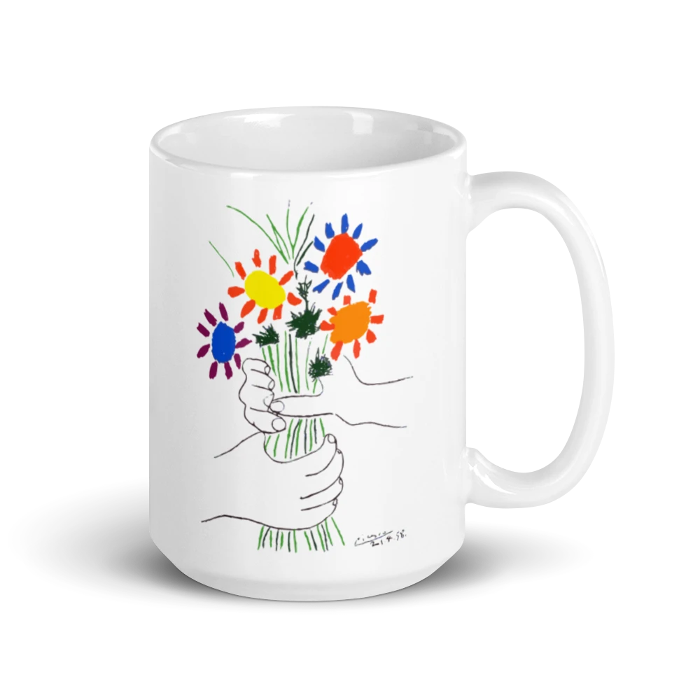 Pablo Picasso Bouquet of Peace 1958 Artwork Mug