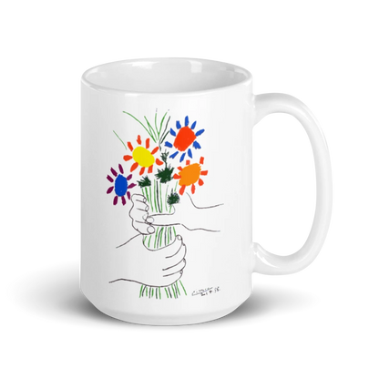 Pablo Picasso Bouquet of Peace 1958 Artwork Mug