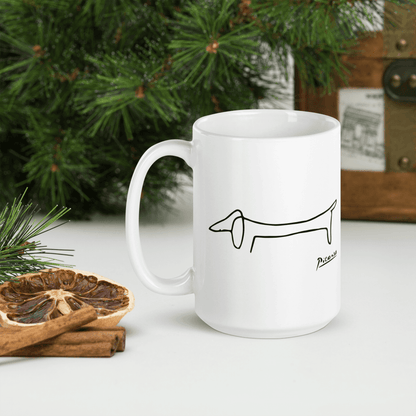 Pablo Picasso Dachshund Dog (Lump) Artwork Mug