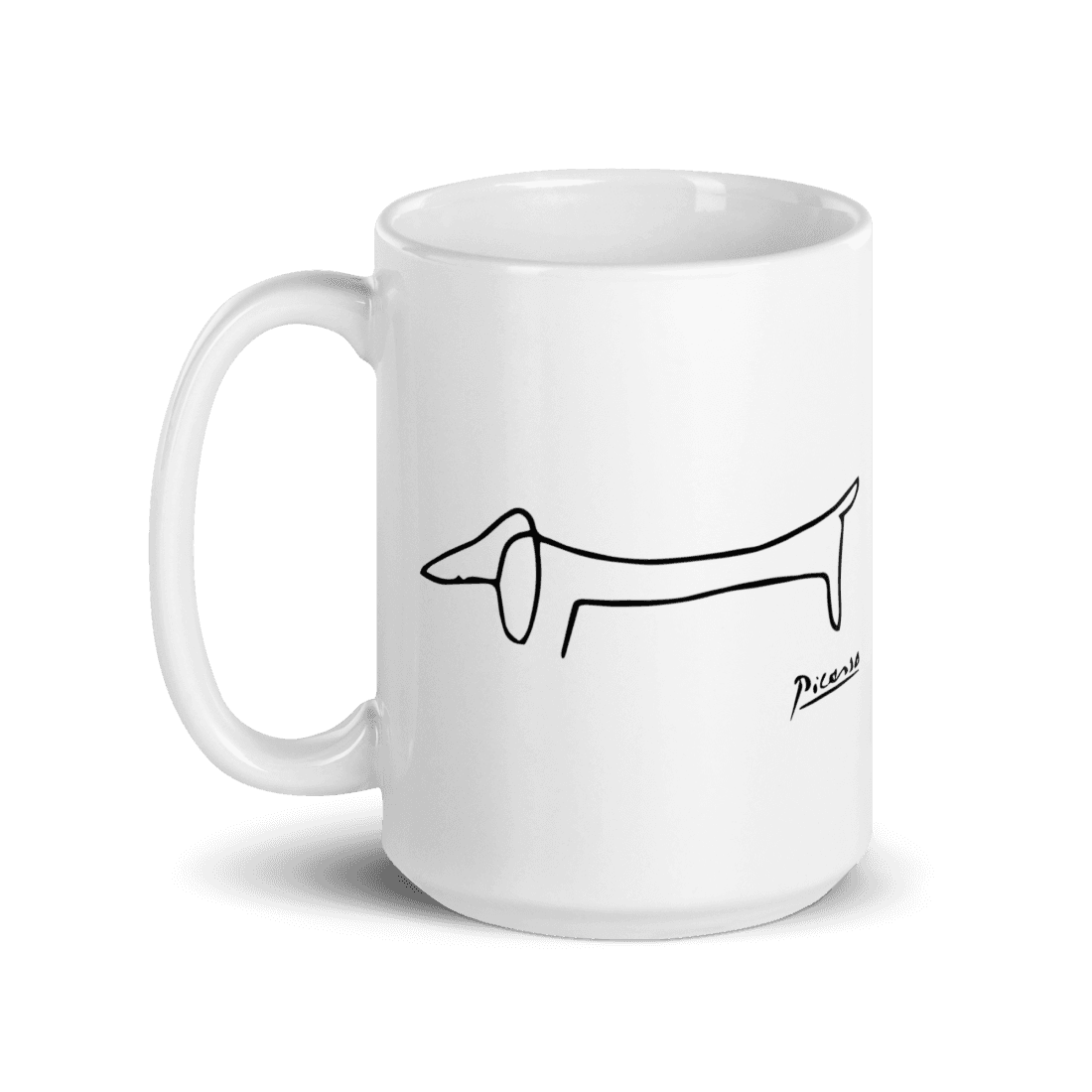 Pablo Picasso Dachshund Dog (Lump) Artwork Mug