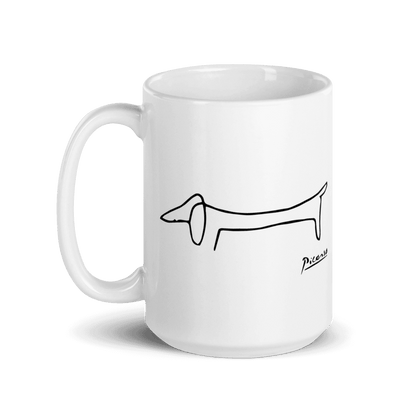 Pablo Picasso Dachshund Dog (Lump) Artwork Mug