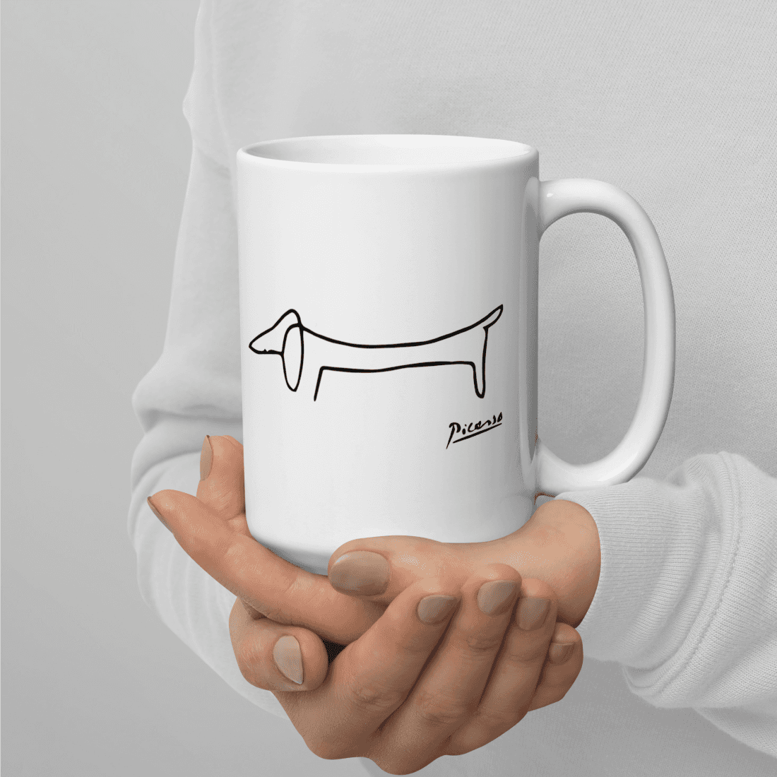 Pablo Picasso Dachshund Dog (Lump) Artwork Mug