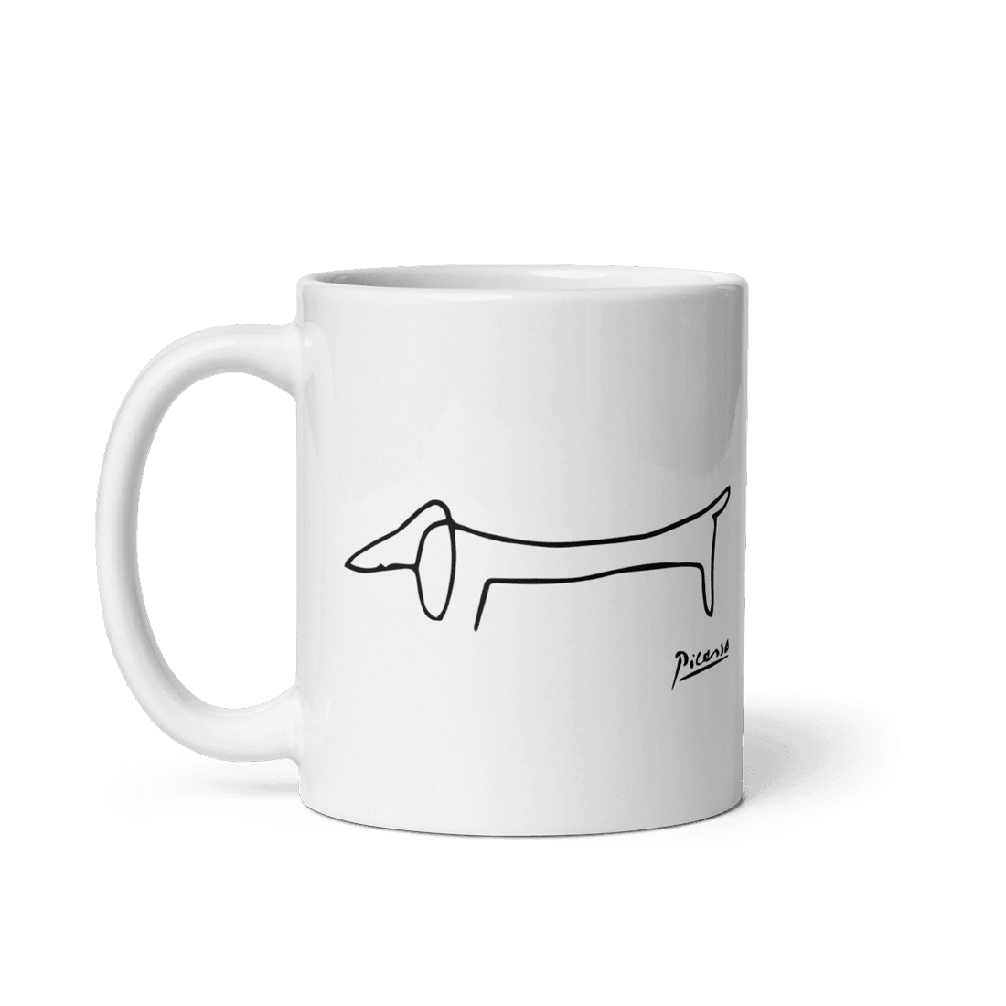 Pablo Picasso Dachshund Dog (Lump) Artwork Mug