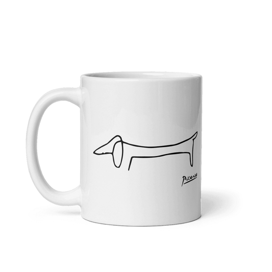 Pablo Picasso Dachshund Dog Lump Artwork Mug for Coffee