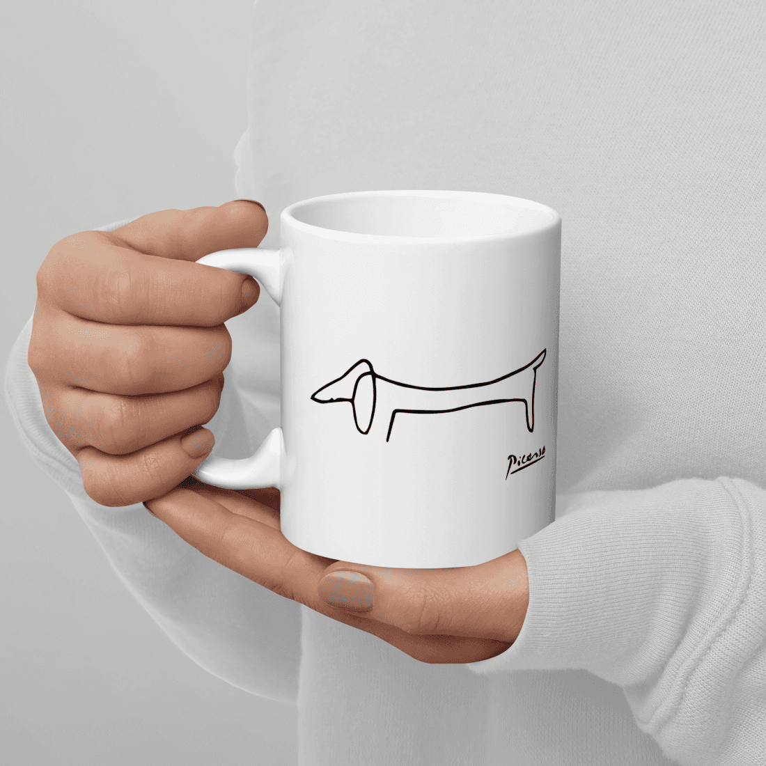 Pablo Picasso Dachshund Dog (Lump) Artwork Mug