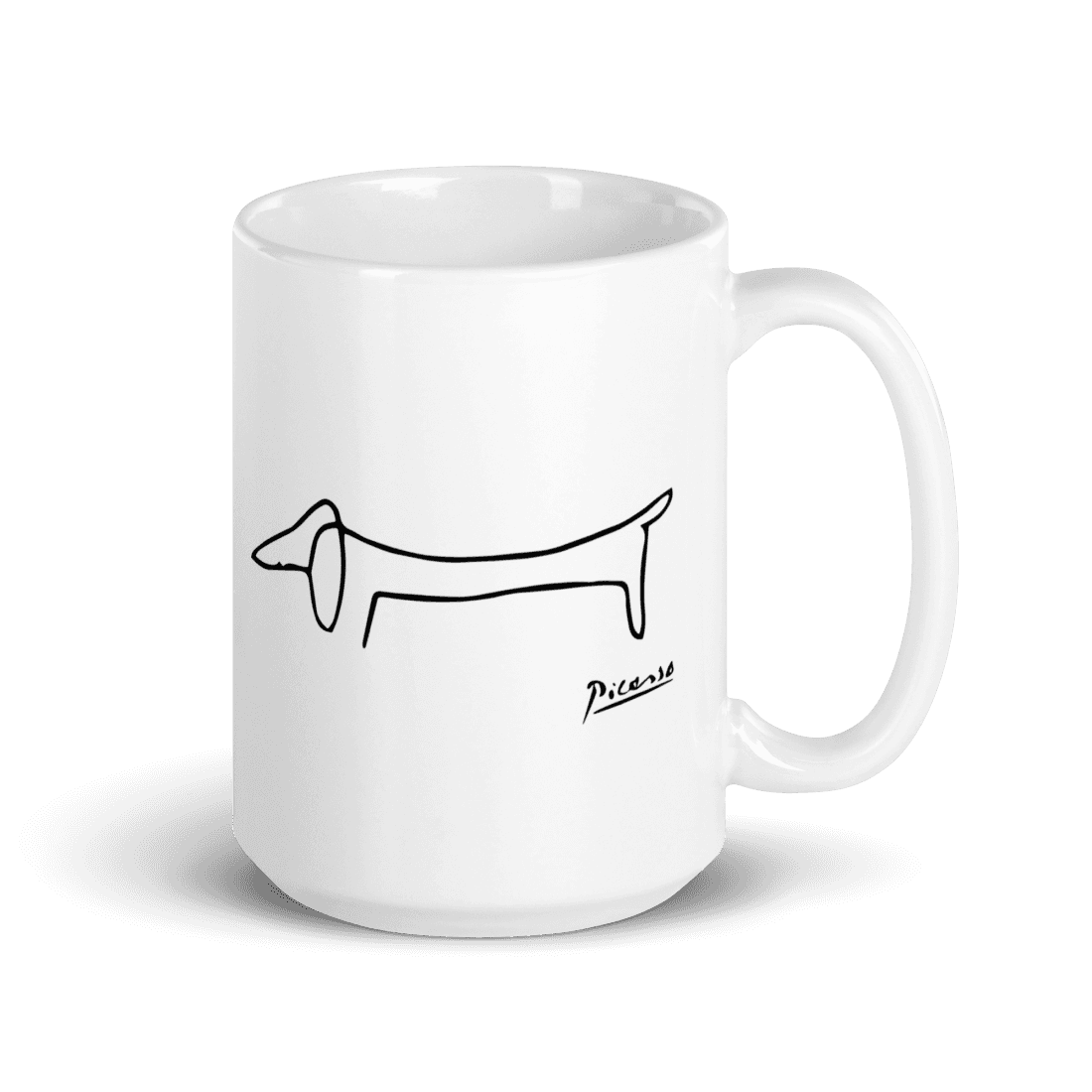 Pablo Picasso Dachshund Dog (Lump) Artwork Mug