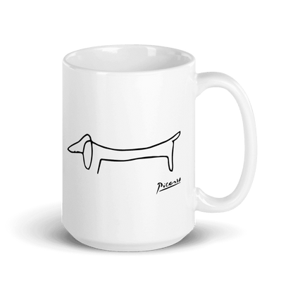 Pablo Picasso Dachshund Dog (Lump) Artwork Mug