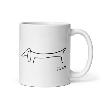 Pablo Picasso Dachshund Dog (Lump) Artwork Mug