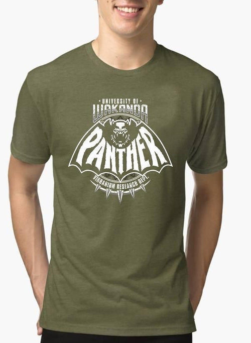 Panther Half Sleeves Melange T-shirt for Ultimate Comfort