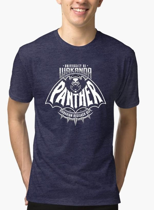 Panther Half Sleeves Melange T-shirt for Ultimate Comfort