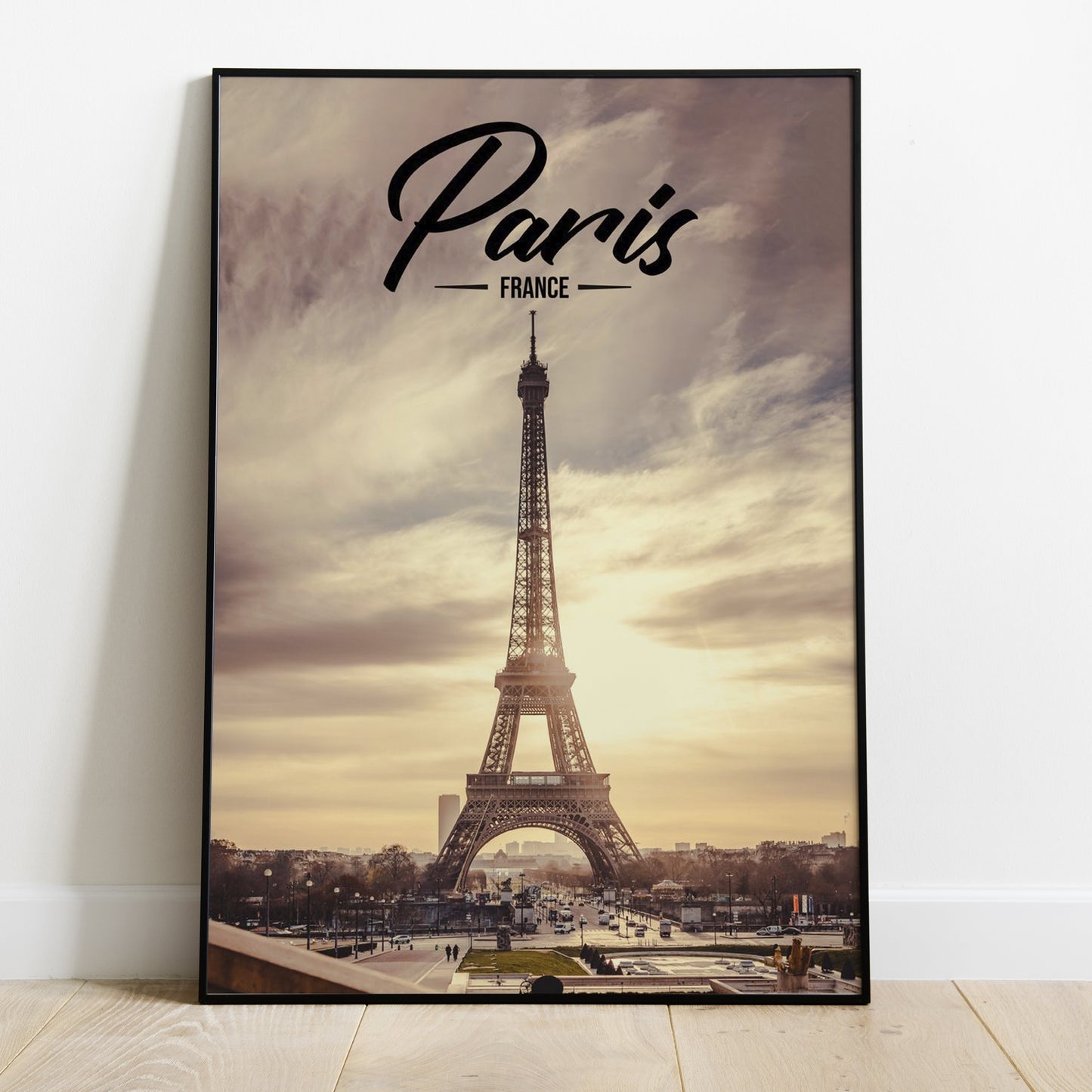 Paris Wall Art Poster on Quality Satin Paper