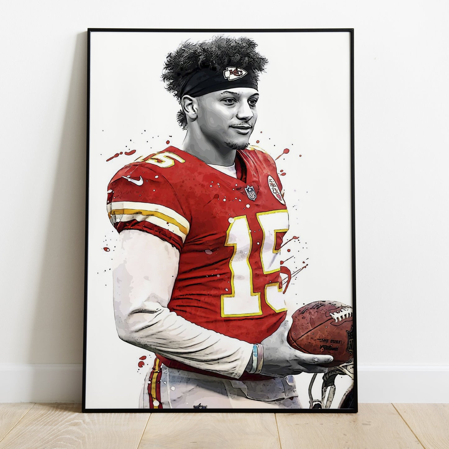 Patrick Mahomes Premium Quality Wall Art Print