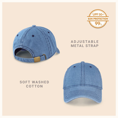 Classic Everyday Baseball Cap with UV Protection and Comfort