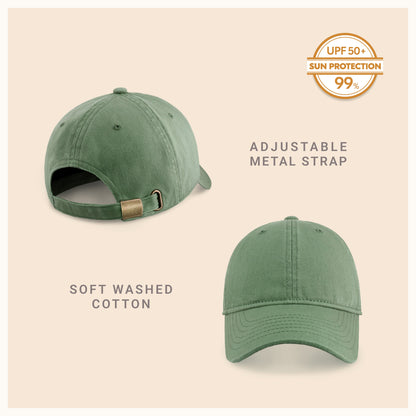 Classic Everyday Baseball Cap with UV Protection and Comfort