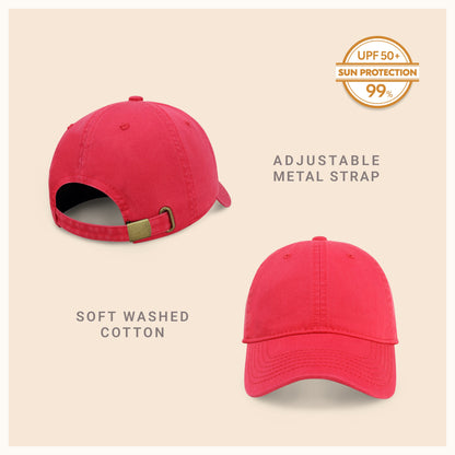 Classic Everyday Baseball Cap with UV Protection and Comfort