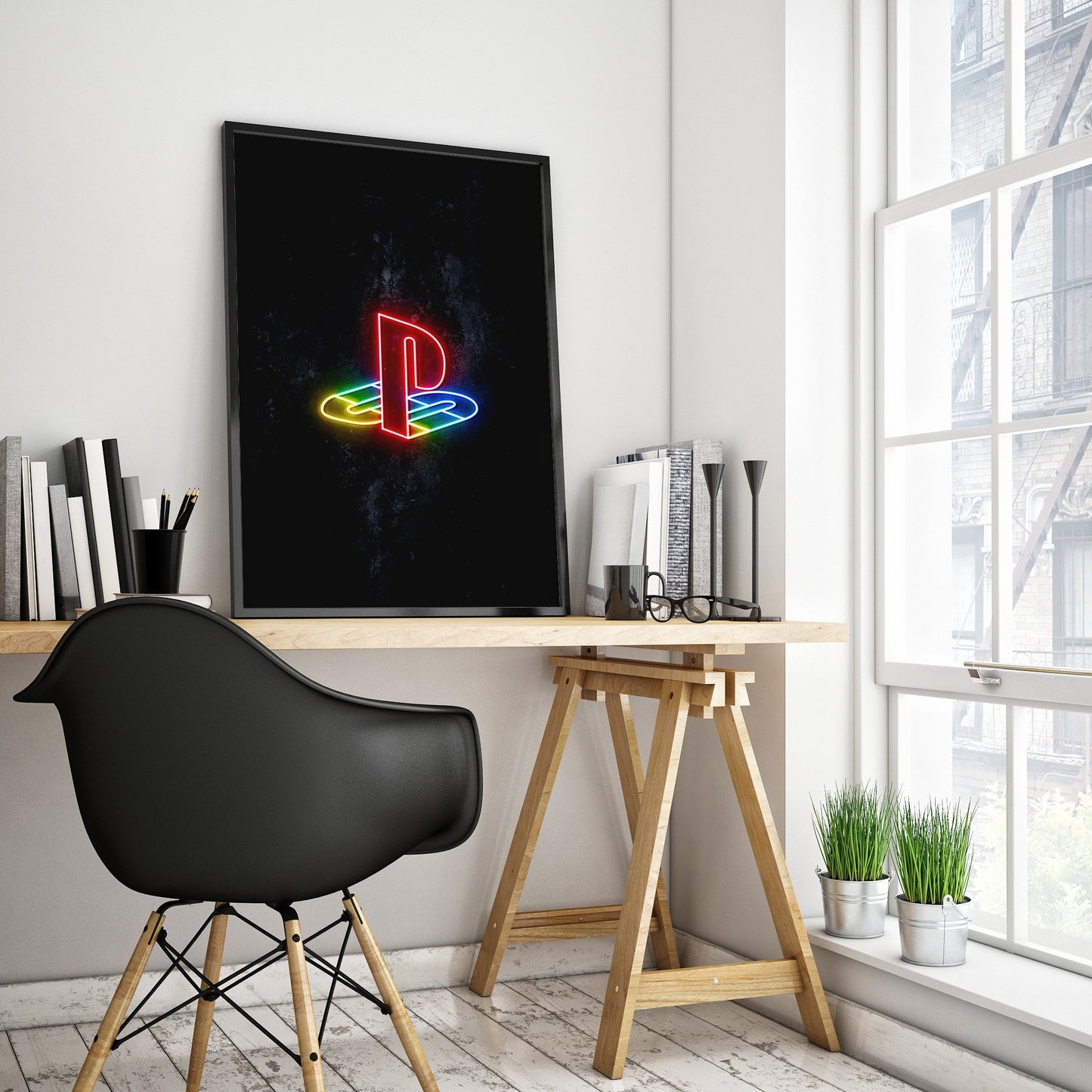 Playstation Poster Printed in High Quality Satin Paper