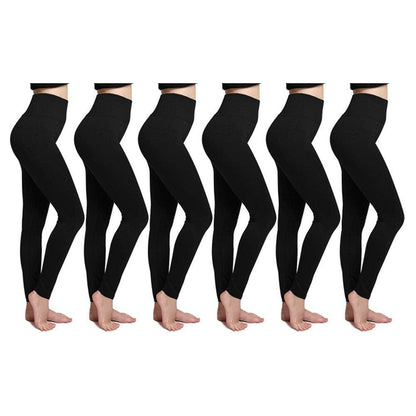 3 Pack Women’s Fleece Lined Leggings High Waist Stretchy Warm