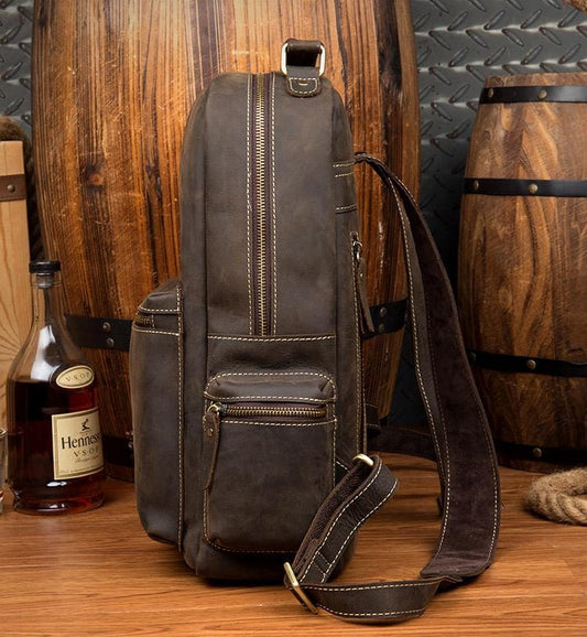 The Langley Backpack | Genuine Vintage Leather Travel Bag