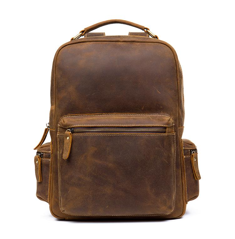 The Langley Backpack | Genuine Vintage Leather Travel Bag