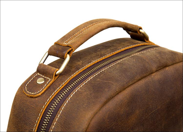 The Langley Backpack | Genuine Vintage Leather Travel Bag