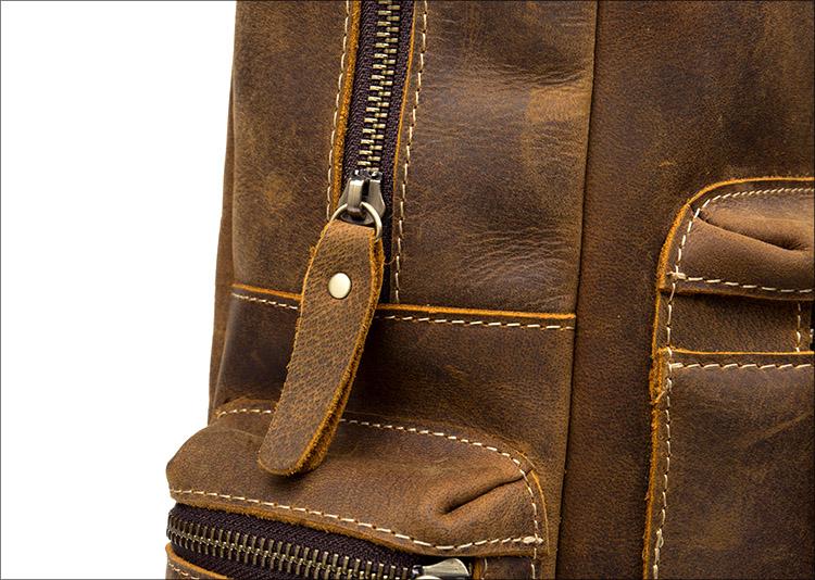 The Langley Backpack | Genuine Vintage Leather Travel Bag