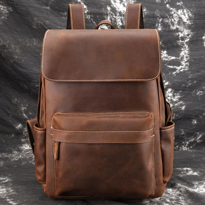 The Helka Backpack | Vintage Leather for Daily Adventures