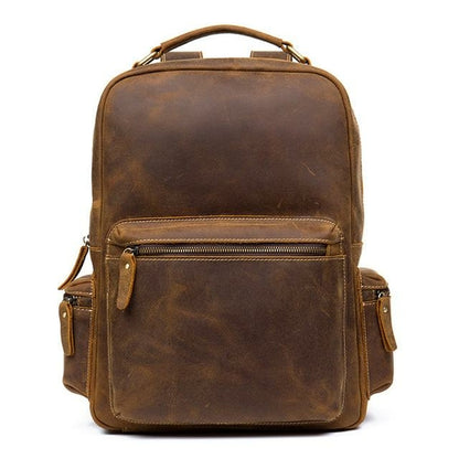 The Langley Backpack | Genuine Vintage Leather Travel Bag