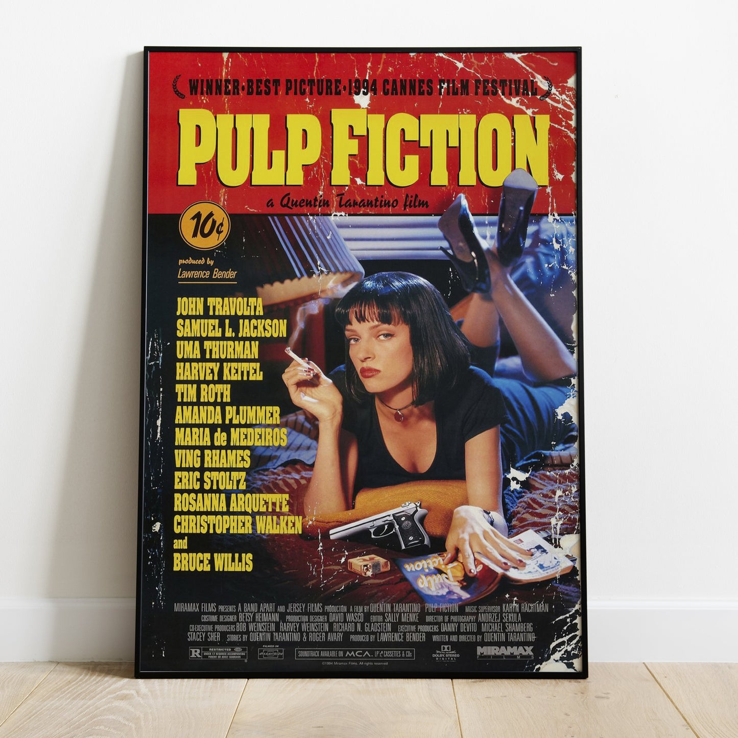 Pulp Fiction Movie Poster Printed on Quality Paper