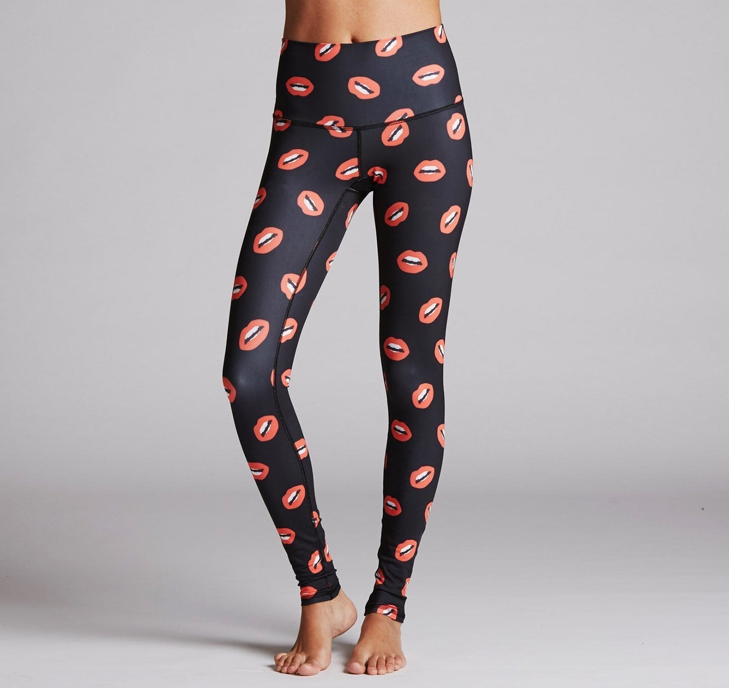 Red Lips Leggings for Comfortable and Stylish Workouts