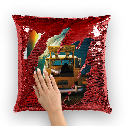 Relax Sequin Cushion Cover