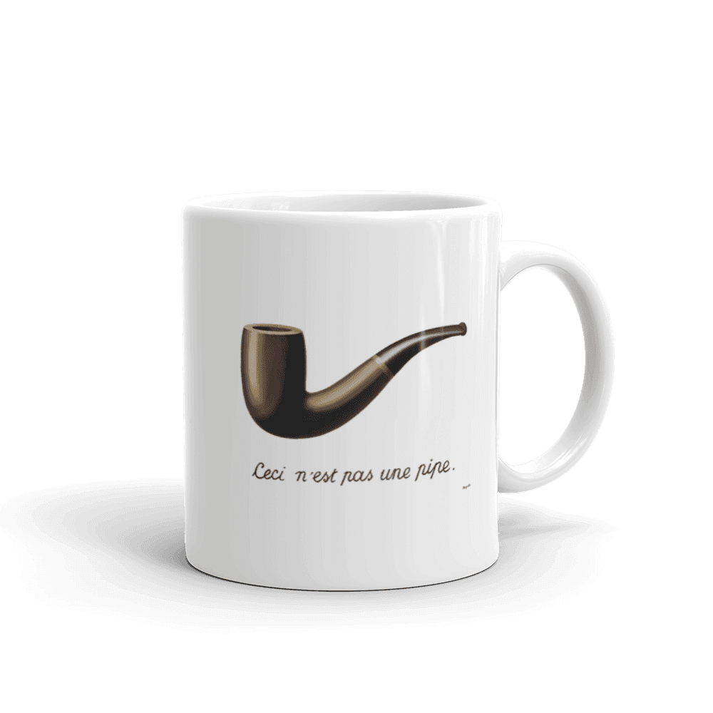 Rene Magritte This Is Not a Pipe, 1929 Artwork Mug