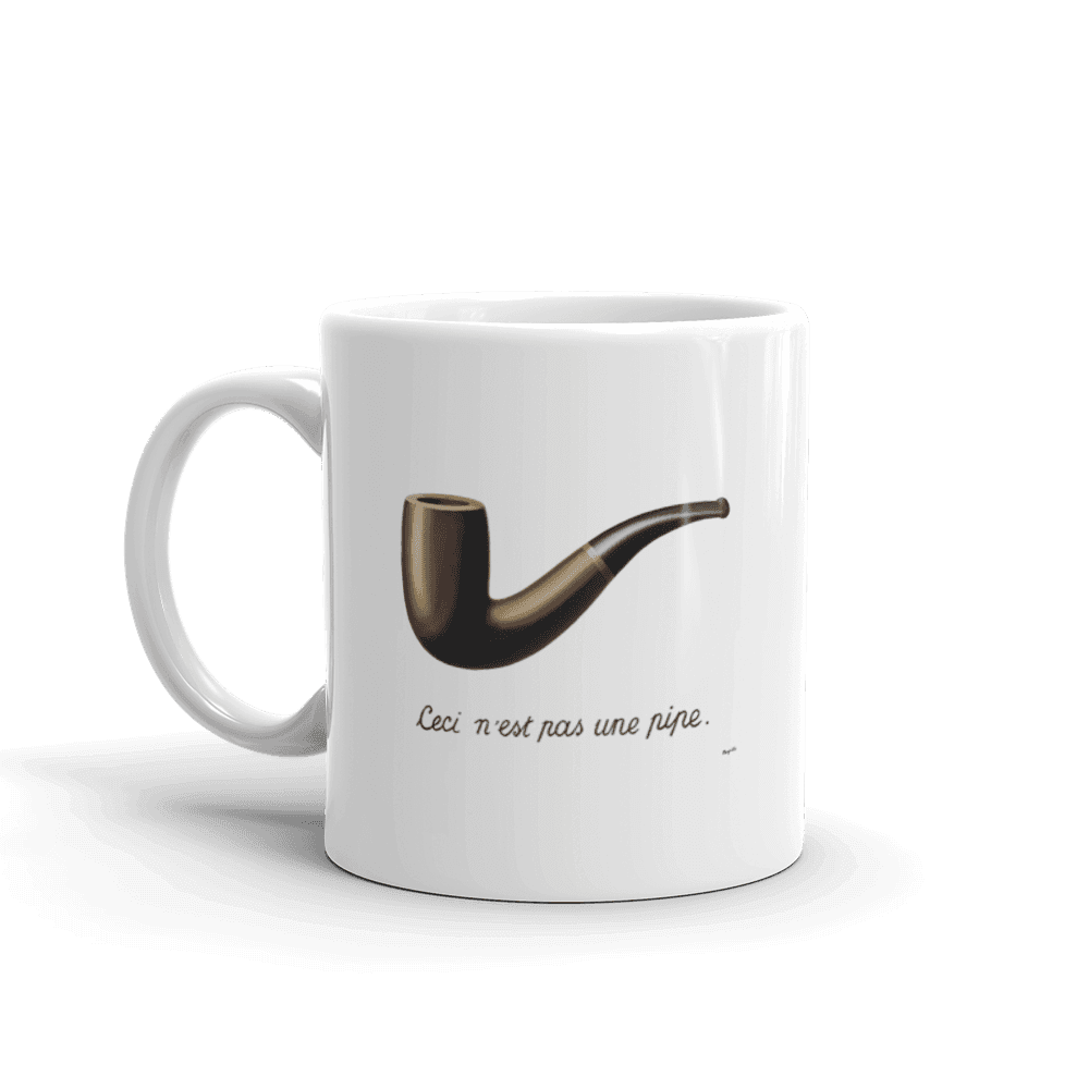 Rene Magritte This Is Not a Pipe, 1929 Artwork Mug