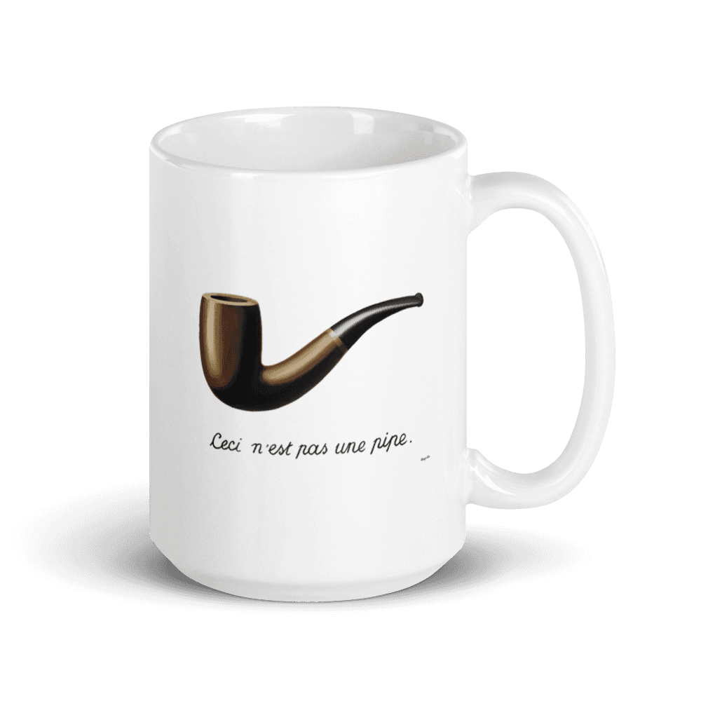 Rene Magritte This Is Not a Pipe, 1929 Artwork Mug