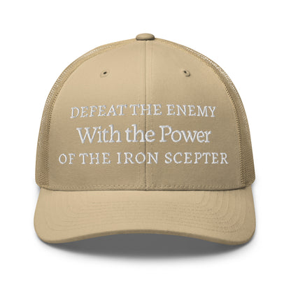 WIth the power of the iron scepter Trucker Cap  - Korea  - StyleMZ