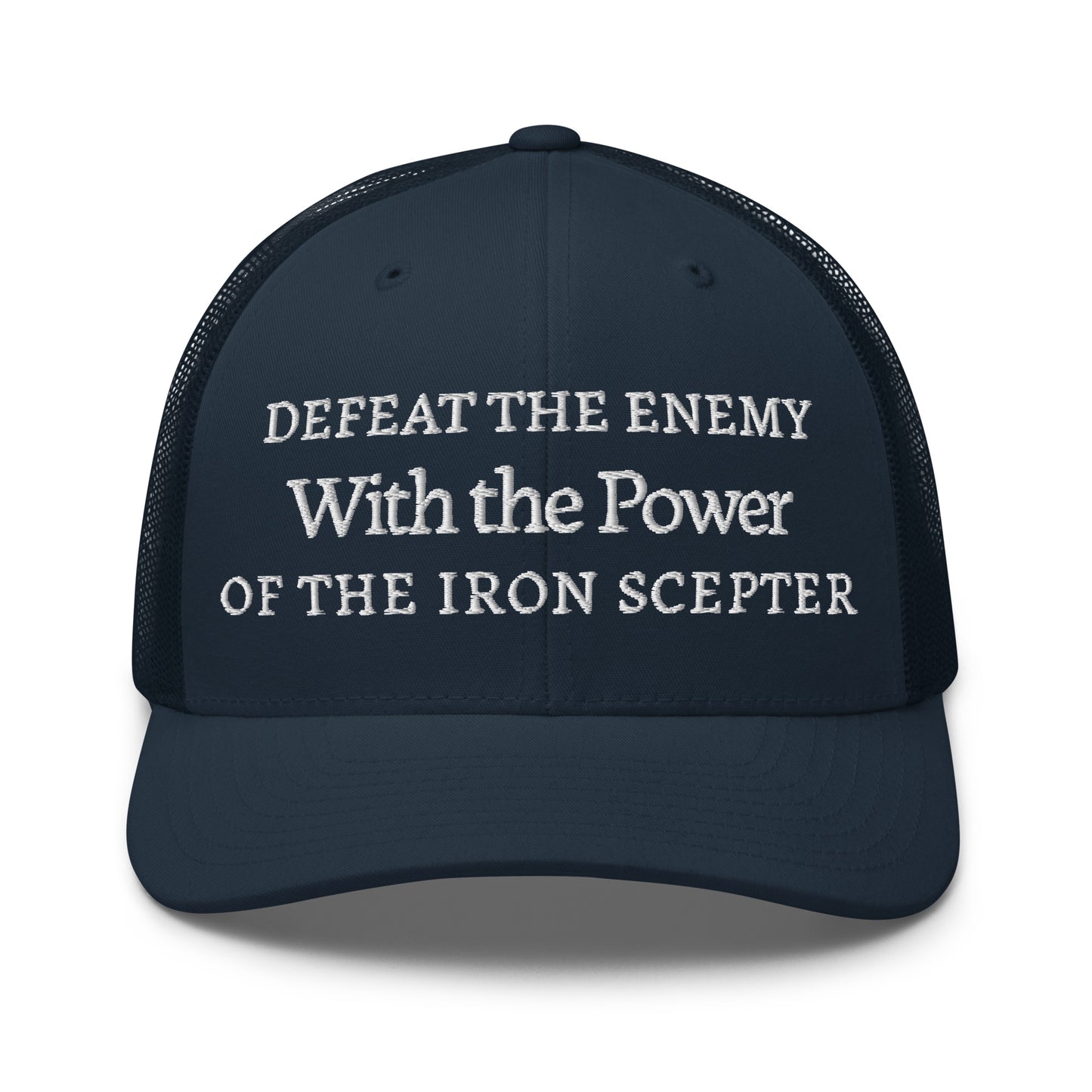 WIth the power of the iron scepter Trucker Cap  - Korea  - StyleMZ