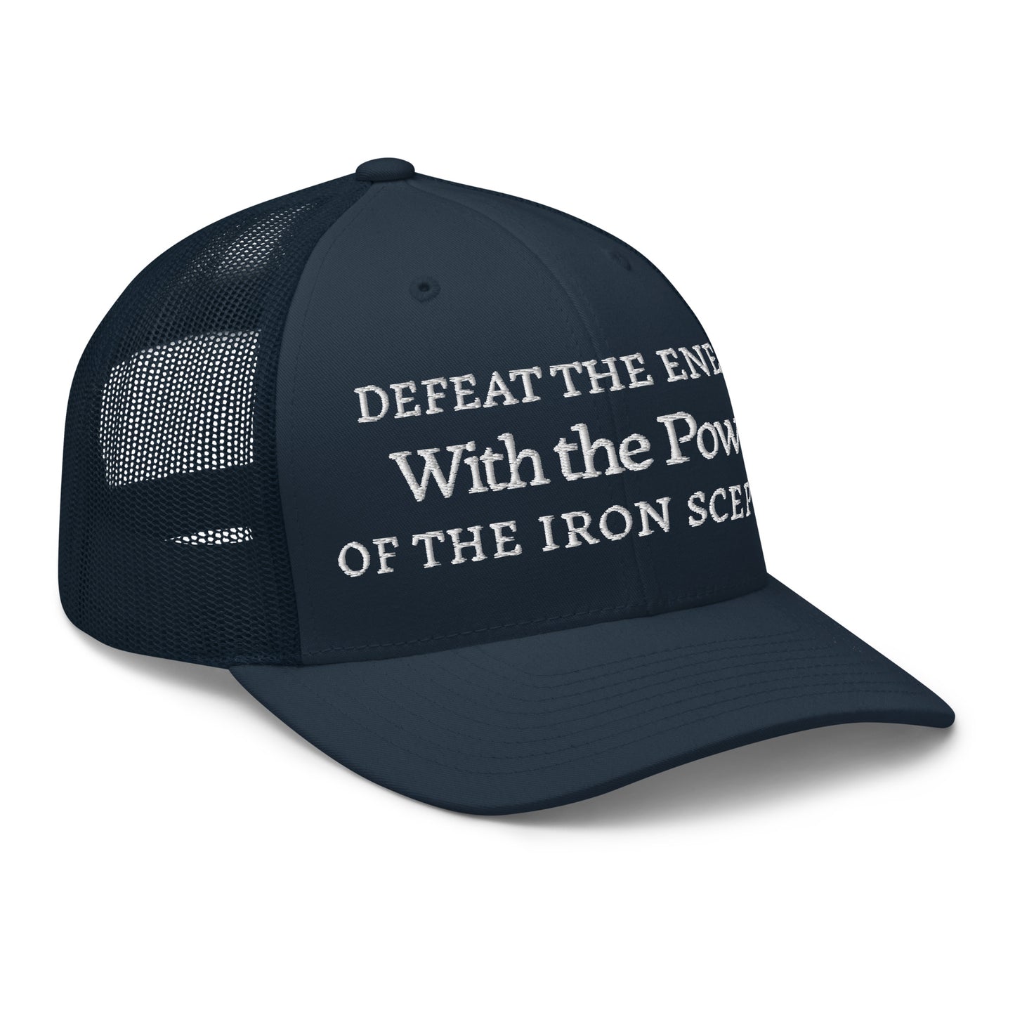 WIth the power of the iron scepter Trucker Cap  - Korea  - StyleMZ