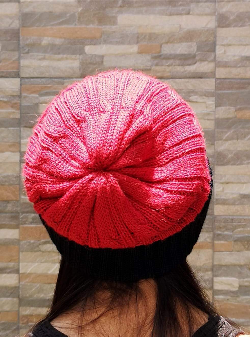 Reversible Cabled 100% Alpaca Knit Hat - Stylemz