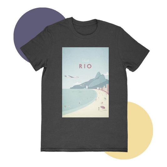 Rio T-Shirt - Super Soft 100% Cotton Half Sleeves