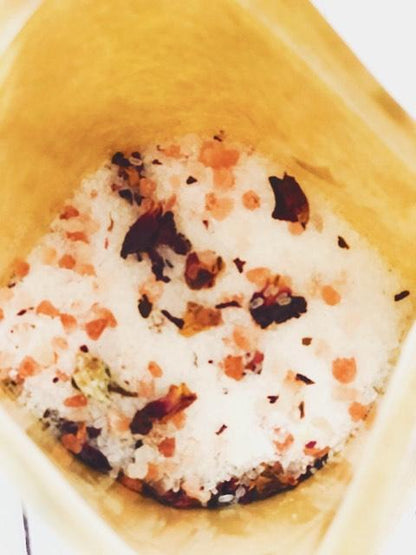 Organic Rose Salt Soak with Epsom & Pink Himalayan Sea Salt