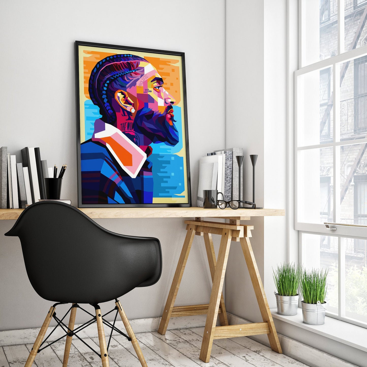 Nipsey Hustle Poster Print on Quality Satin Paper