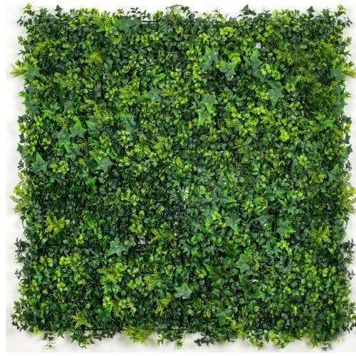 Sample - Mixed Artificial Ivy Vertical Garden Panel 25cm X 25cm