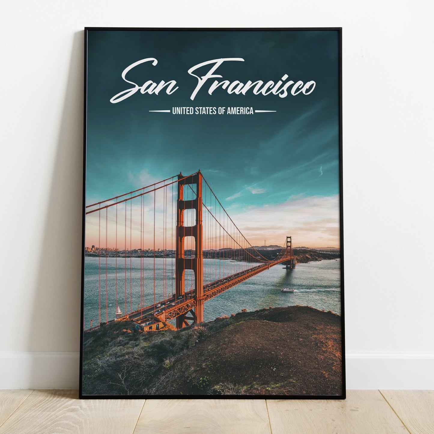 San Francisco Ca Art Print on Quality Satin Paper