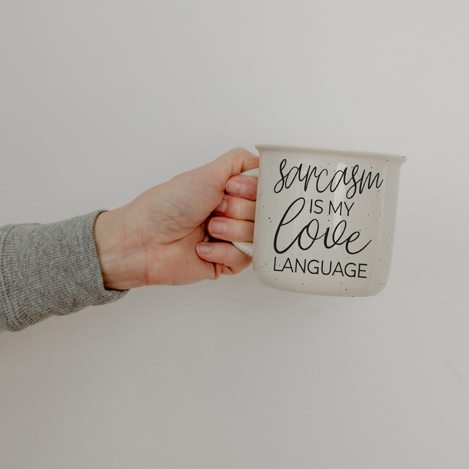 Sarcasm Love 14.5oz Ceramic Mug for Sassy Drinkers