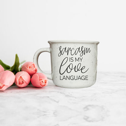 Sarcasm Love 14.5oz Ceramic Mug for Sassy Drinkers