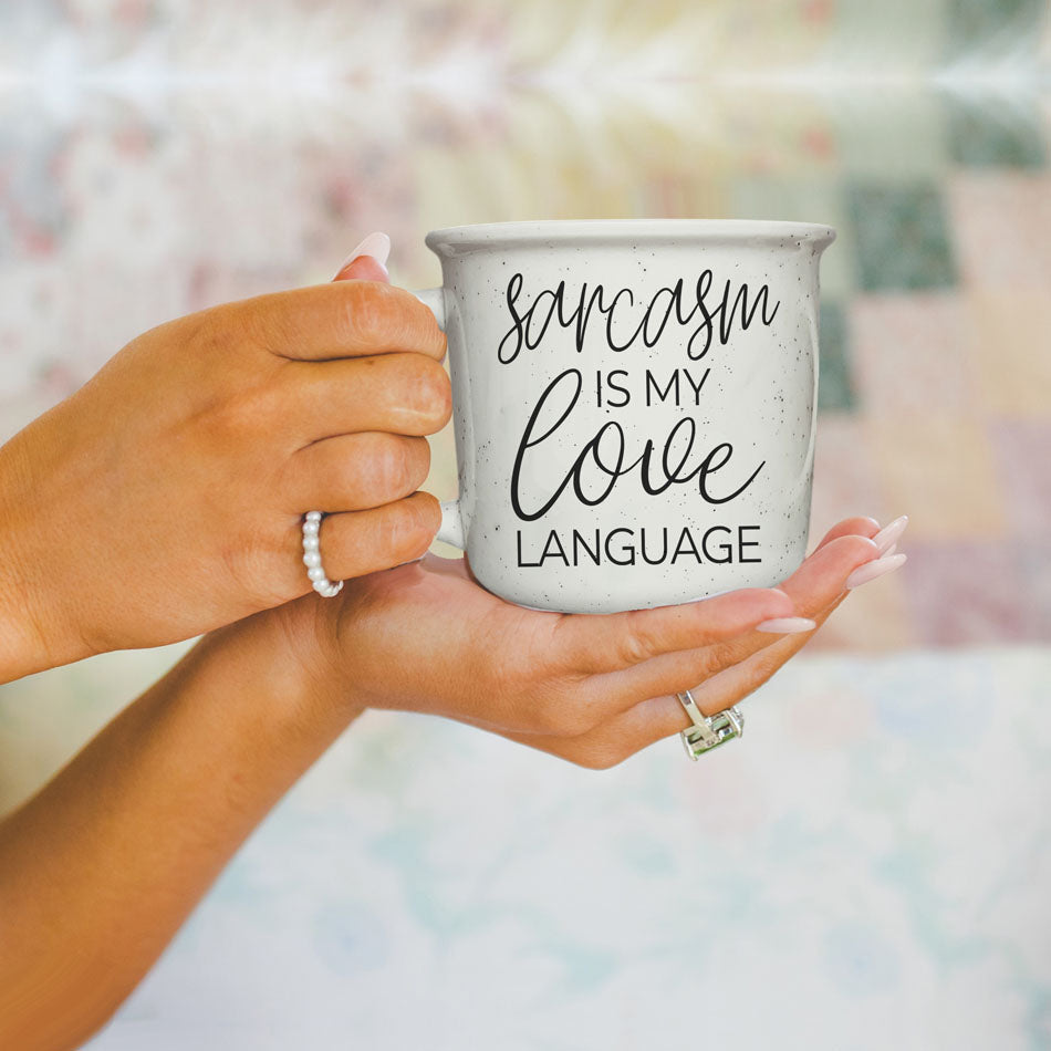 Sarcasm Love 14.5oz Ceramic Mug for Sassy Drinkers