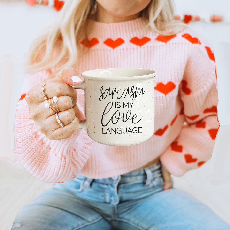 Sarcasm Love 14.5oz Ceramic Mug for Sassy Drinkers