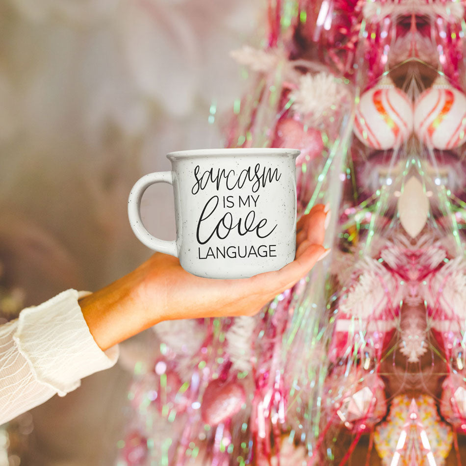 Sarcasm Love 14.5oz Ceramic Mug for Sassy Drinkers