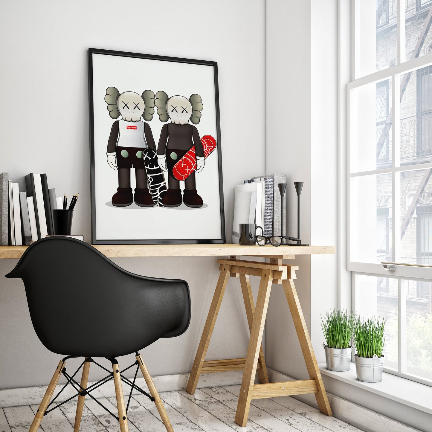 Kaws Supreme High-Quality Art Print - Made in USA