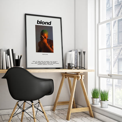 Frank Ocean Blond Art Print on Quality Satin Paper