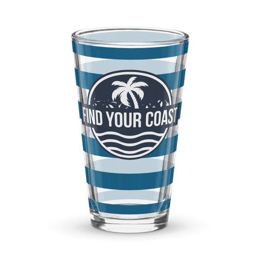 Find Your Coast® Marlin Shaker Pint Glass for All Drinks